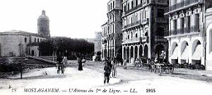 2991- Mostaganem - Avenue du 1er de Ligne2 - 1915